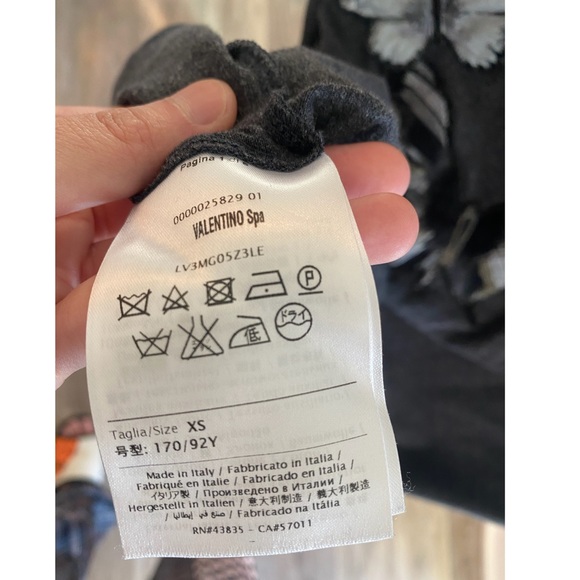 VALENTINO Embroidered Butterfly T-shirt - Picture 4 of 5